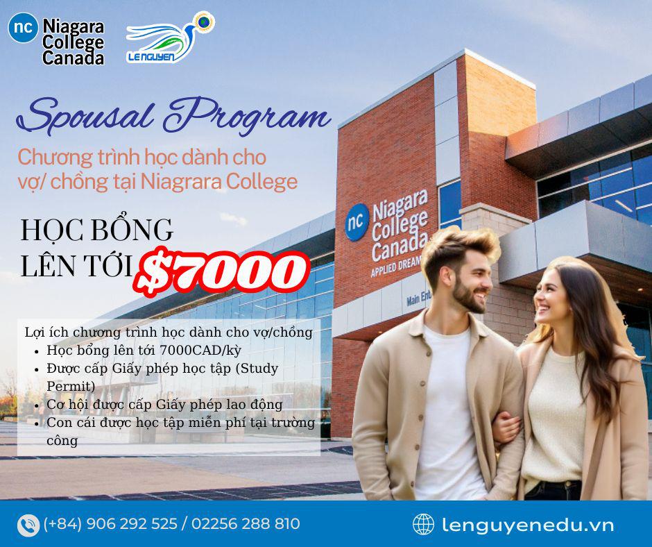 Niagara College – Cơ hội học tập và làm việc tại Canada với Spousal Program