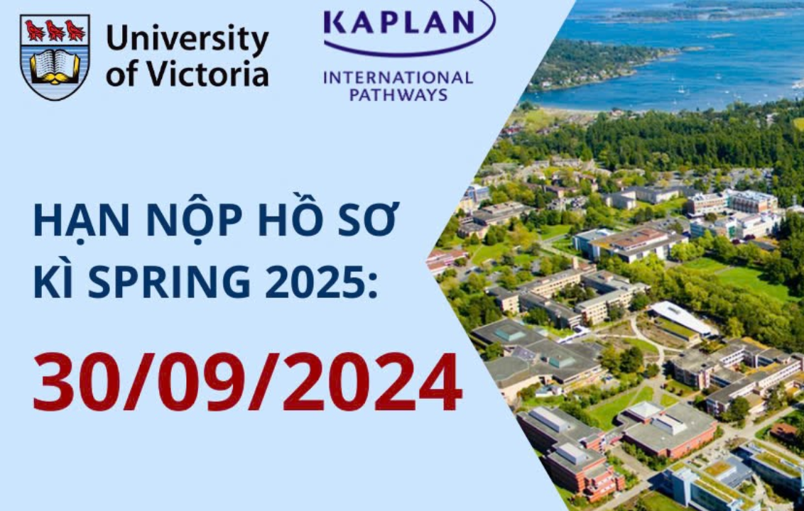 University of Victoria - Cập nhật hạn nộp hồ sơ kỳ Xuân 2025